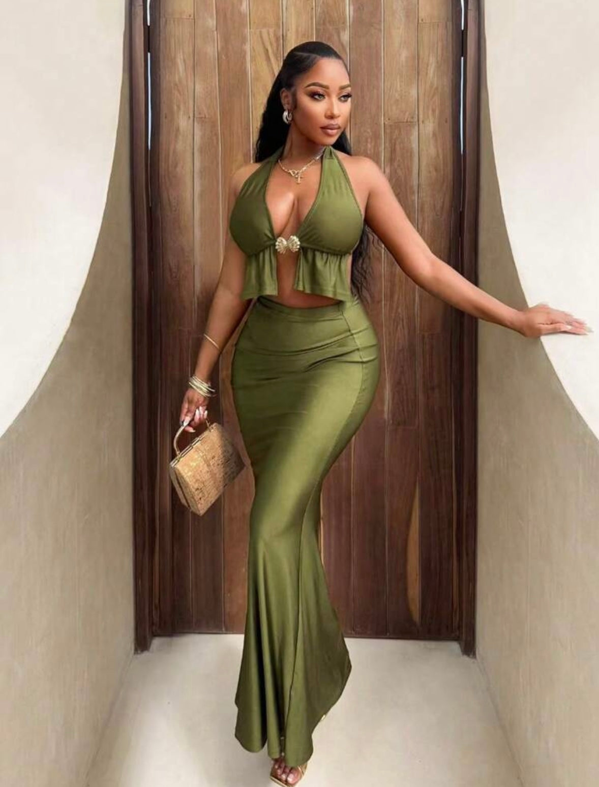 Front of dress