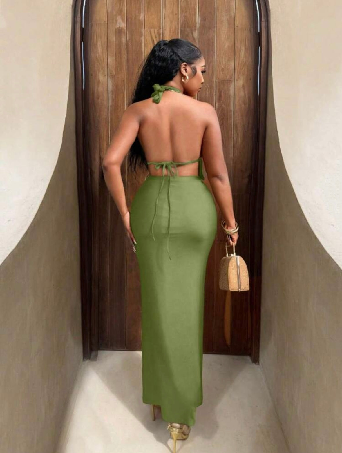 Back of dress